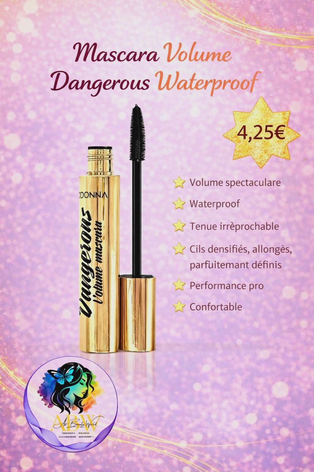 Mascara volume Dangerous waterproof