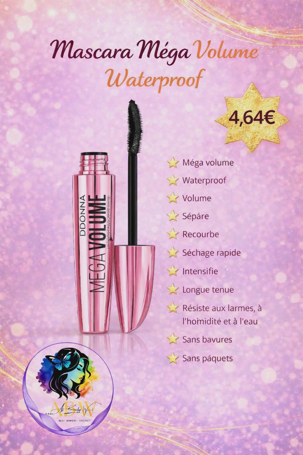 Mascara méga volume waterproof