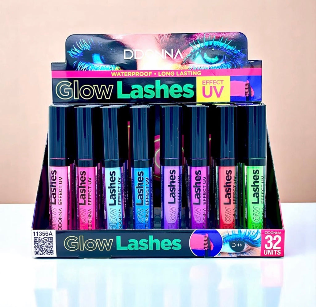 Mascara Glow lashes UV