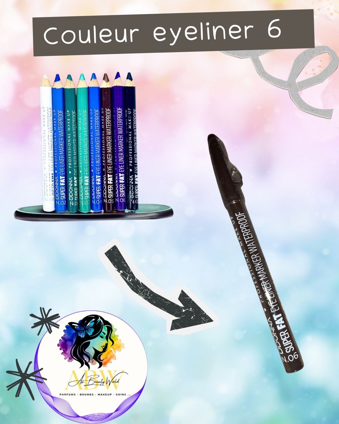 Crayon eyeliner super fat waterproof