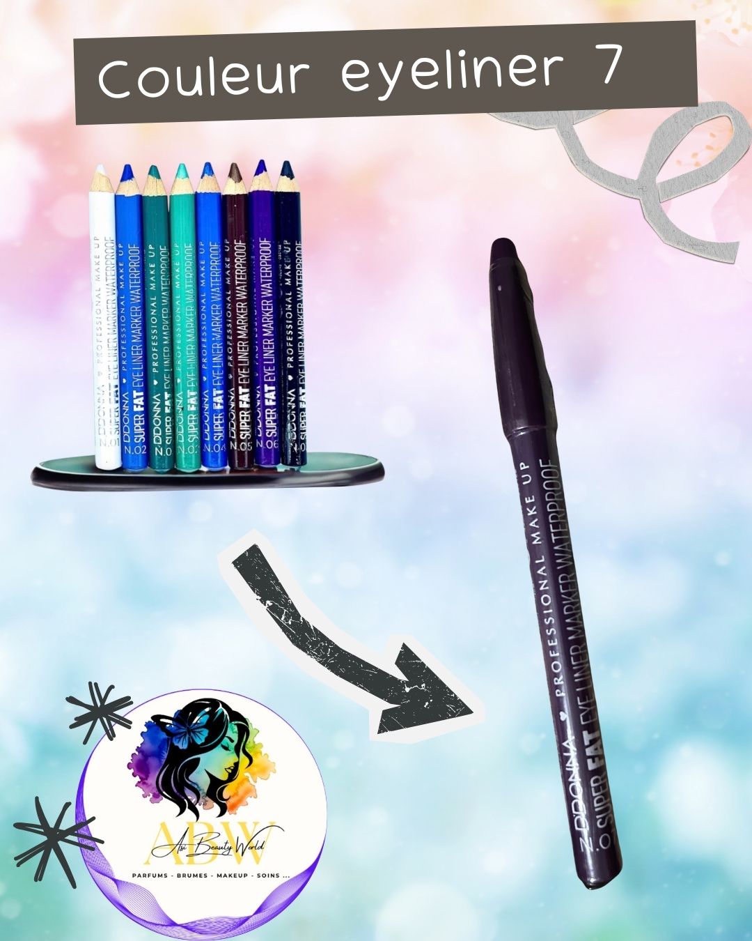 Crayon eyeliner super fat waterproof
