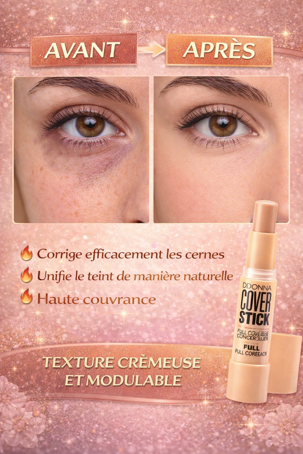 Anticernes sticks crémeux éclat regard