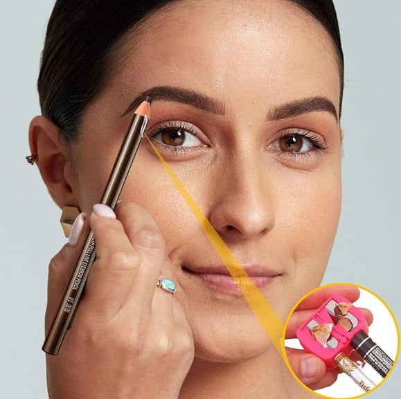 Taille Crayon Maquillage, à Double Trou, Taille Crayon, Accessoires de Maquillage et Outils, pour Eye-liner, crayon à lèvres, Crayon à Sourcils