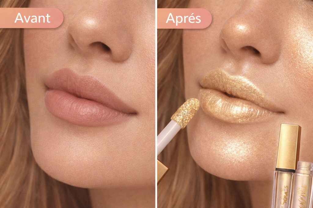 Metallic Lipgloss & Highlighter 2 en 1