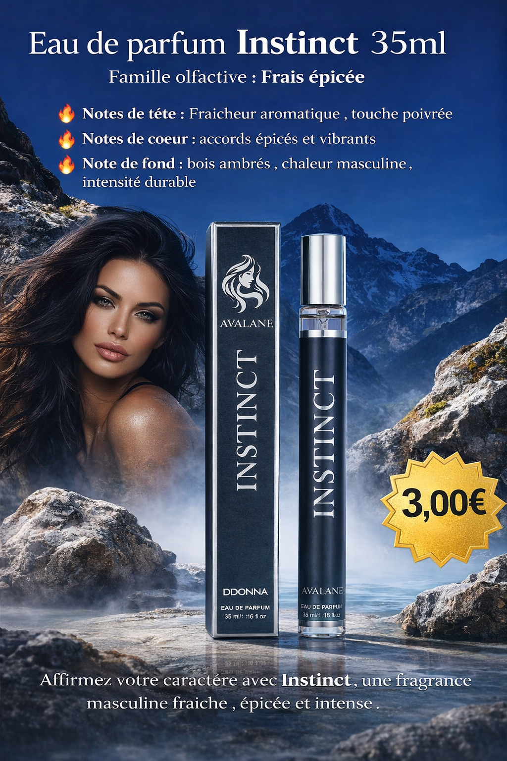 Eau de parfum instinct 35ml