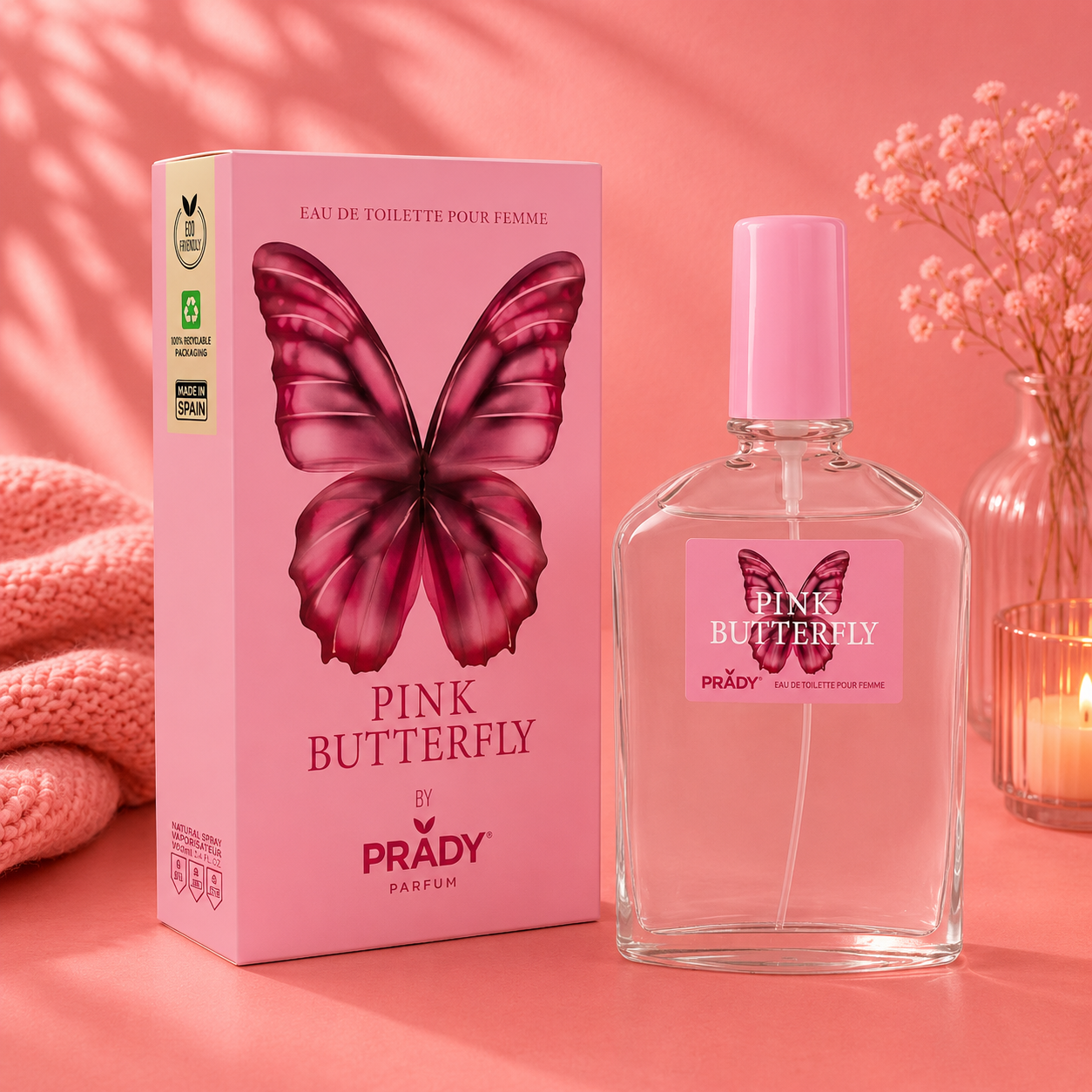 Parfum pink butterfly - Prady 90ml