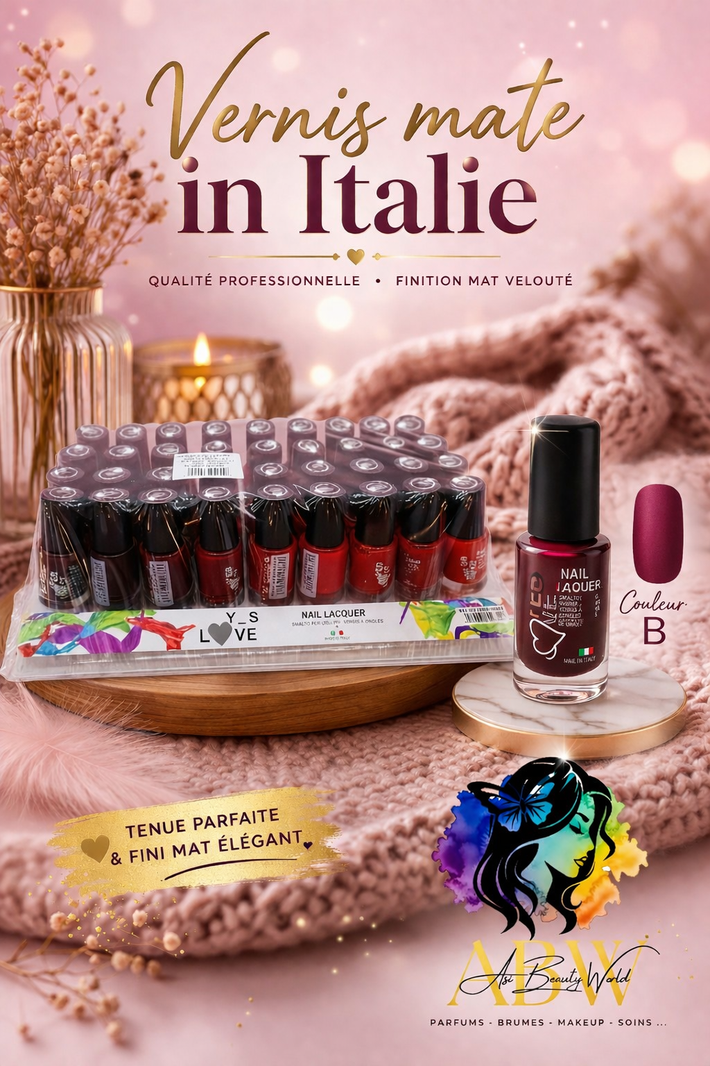 Vernis mate in Italie