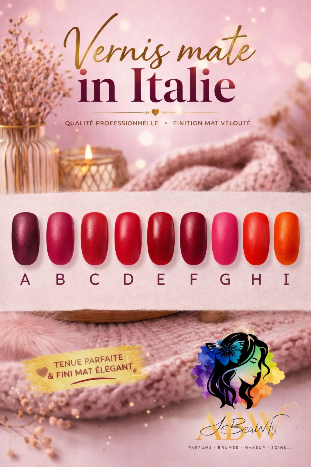 Vernis mate in Italie