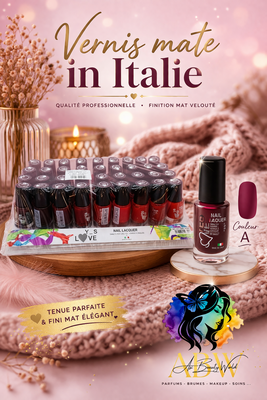 Vernis mate in Italie
