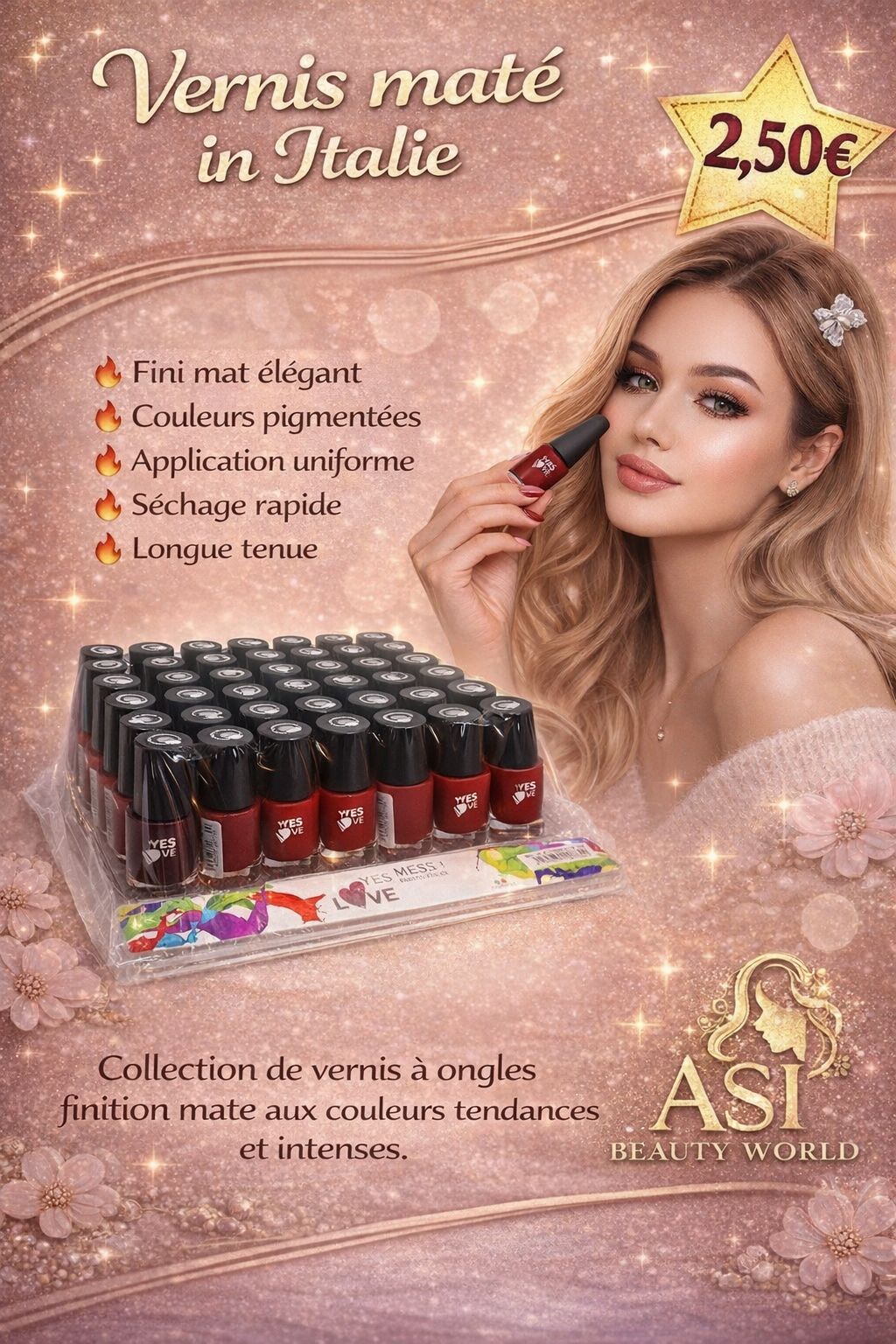 Vernis mate in Italie